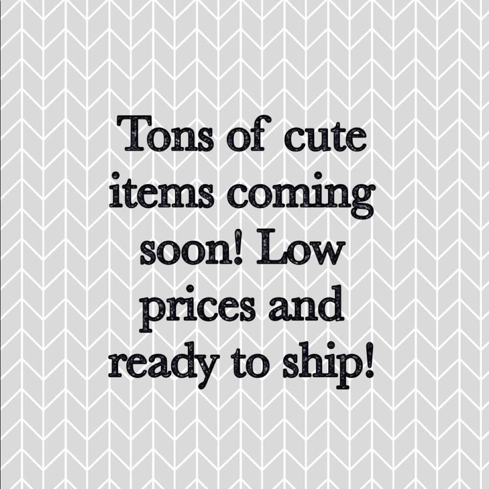 Beautiful items coming soon! Stay tuned!